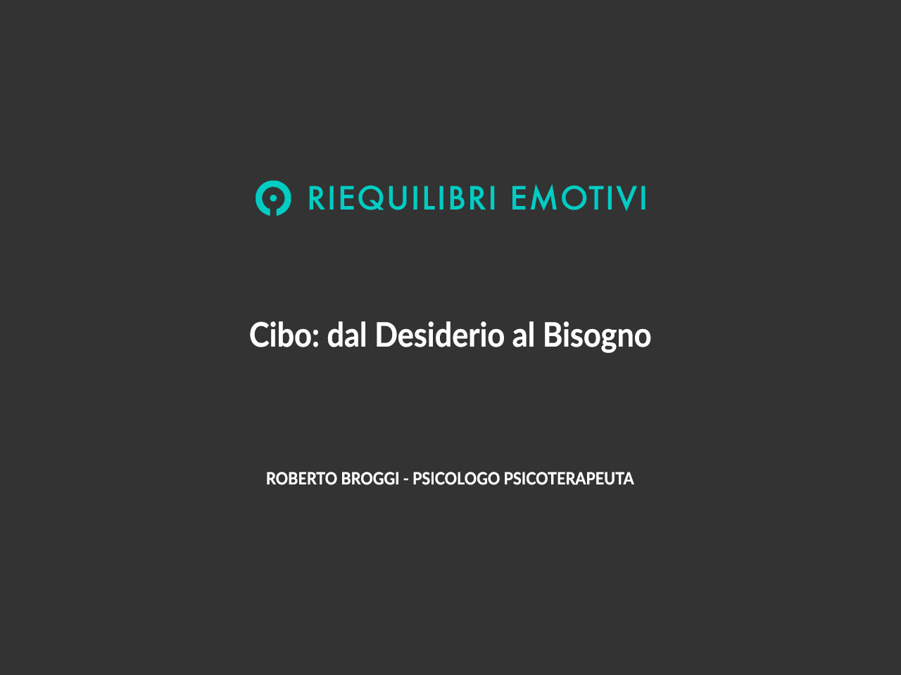 Cibo: una sintesi di significati