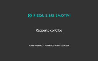 Rapporto col cibo