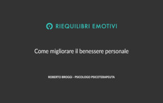 Come migliorare il benessere personale